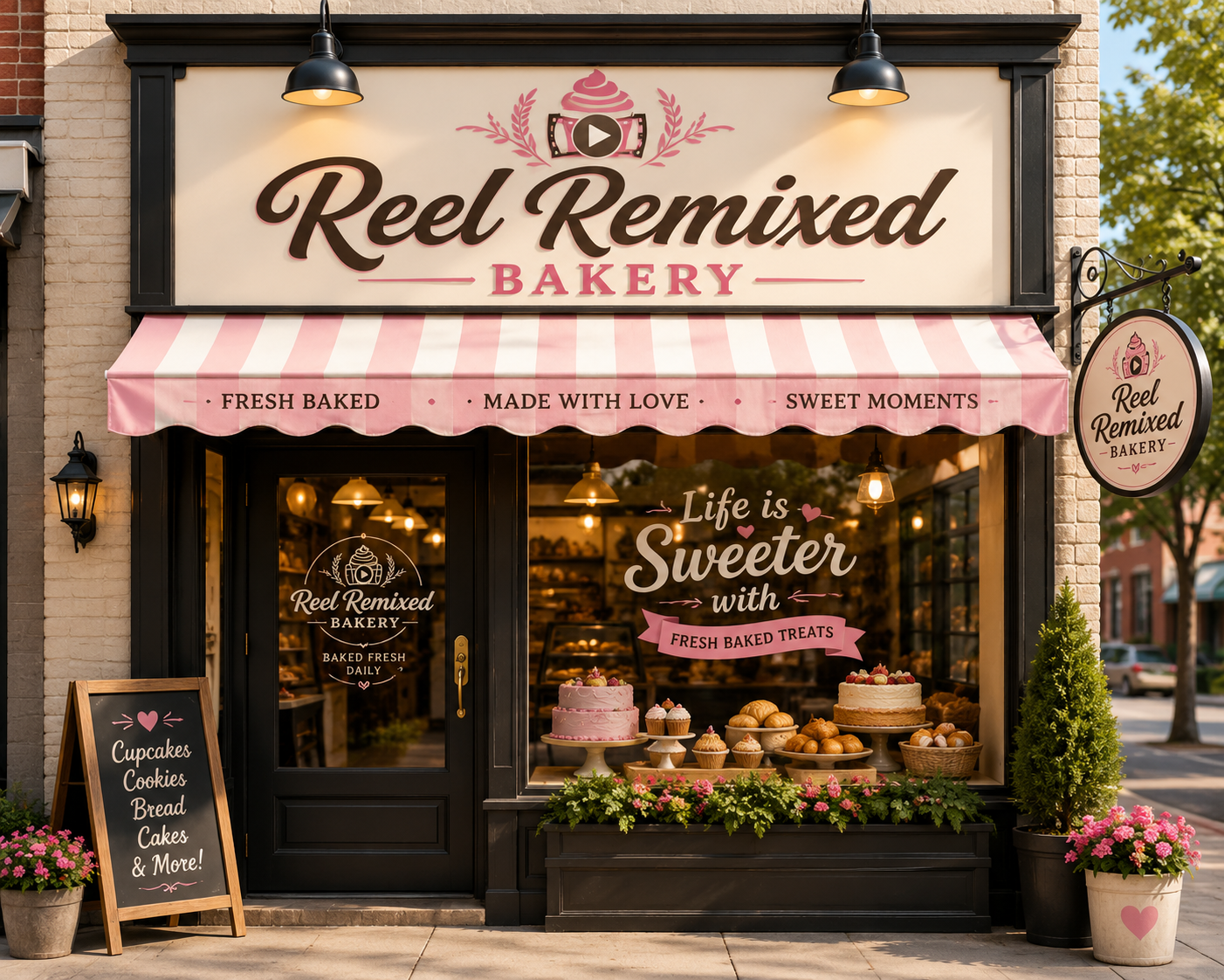 Custom bakery style template input