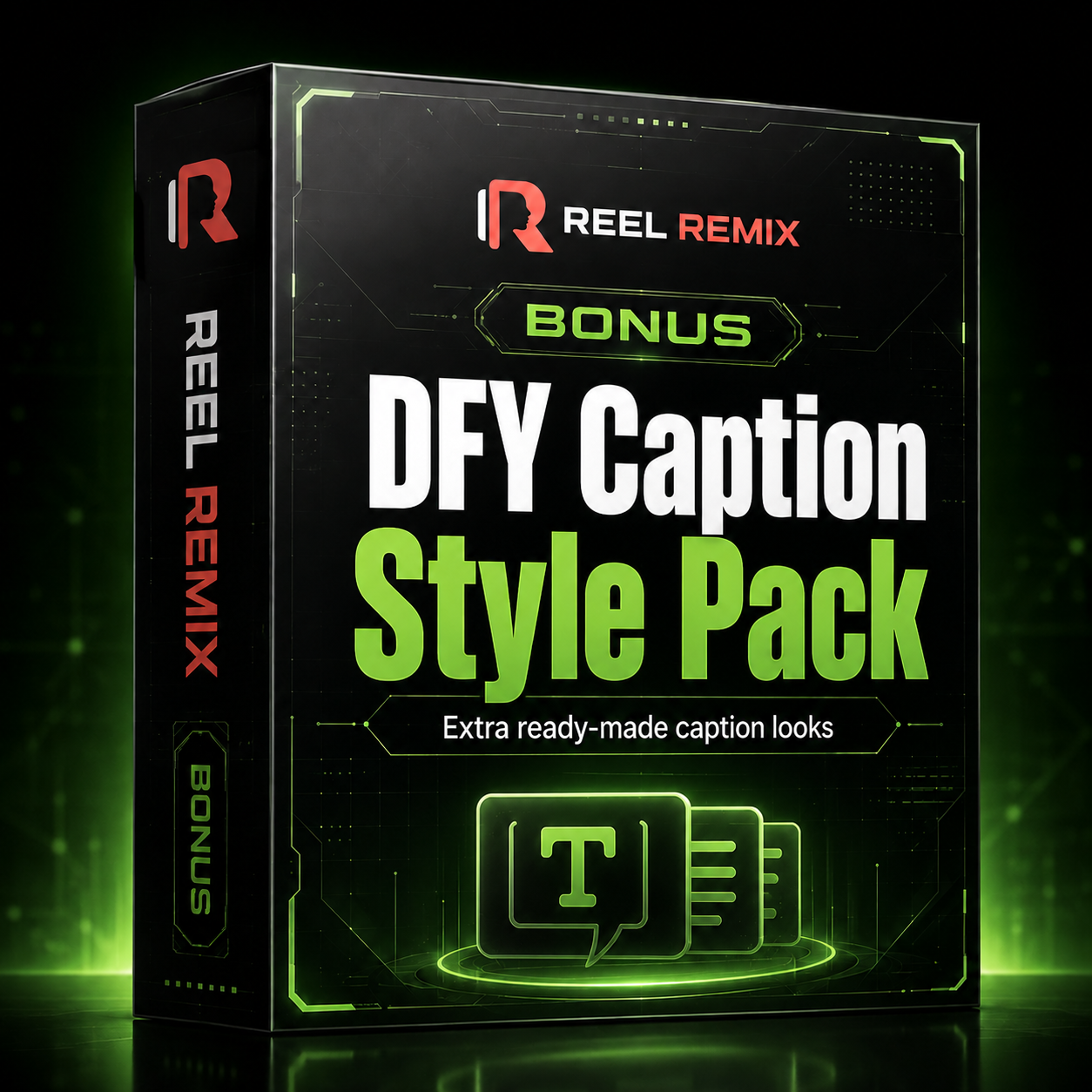 DFY Caption Style Pack bonus