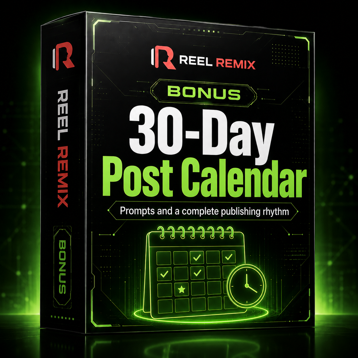 30-Day Post Calendar bonus